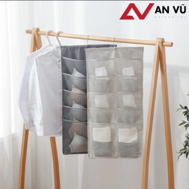 Túi treo đựng đồ lót 2 mặt, 30 ngăn tiện lợi - Túi đựng đồ cá nhân linh tinh đa năng 3