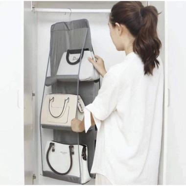 Túi treo giỏ xách 6 ngăn đa năng chống bụi - Giá chỉ 26.676₫, tiết kiệm ngay