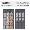 Túi treo tủ 36 ngăn 2 mặt - Giá ưu đãi 38.900đ, tiết kiệm không gian tường 7