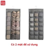 Túi treo tủ đựng đồ lót màu ghi - khay lưới 2 mặt 30 ngăn, sắp xếp tiện lợi, giá 49.000₫ 3
