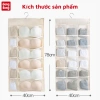Túi treo tủ đựng đồ lót màu ghi - khay lưới 2 mặt 30 ngăn, sắp xếp tiện lợi, giá 49.000₫ 5