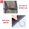 Túi treo tủ đựng đồ lót màu ghi - khay lưới 2 mặt 30 ngăn, sắp xếp tiện lợi, giá 49.000₫ 8