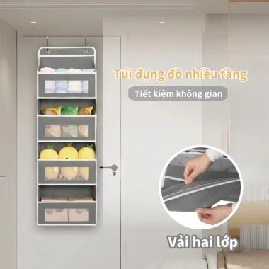 Túi treo tường đa năng dung tích lớn - Túi lưu trữ quần áo, giá chỉ 46.700₫