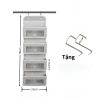 Túi treo tường đa năng dung tích lớn - Túi lưu trữ quần áo, giá chỉ 46.700₫ 10