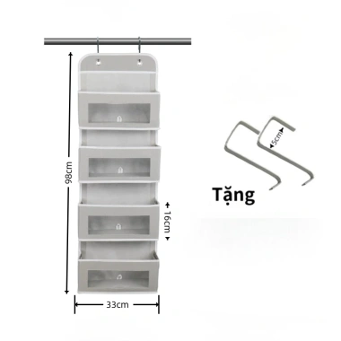Túi treo tường đa năng dung tích lớn - Túi lưu trữ quần áo, giá chỉ 46.700₫