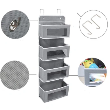 Túi treo tường kèm 2 móc kim loại không gỉ - Lưu trữ cá nhân tiện lợi, 69.000₫ 7