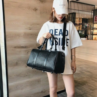 Túi Trống Du Lịch Da Size Lớn Siêu Hot DBF487 - Giá 80.000đ, da chất lượng, rộng, gập gọn 3