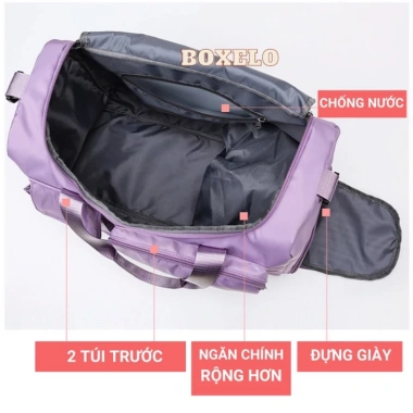 Túi Trống Du Lịch Nữ Mẫu Mới Thể Thao - Ngăn Giày Riêng, Đa Năng Dùng Gym & Balo Du Lịch, Giá Ưu Đãi 125.999 VND