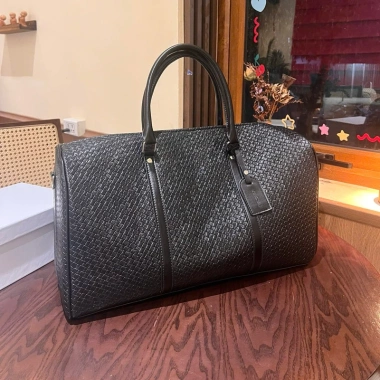Túi trống du lịch size 50 da dày đa năng, kèm tag treo và dây đeo sang chảnh, 125k