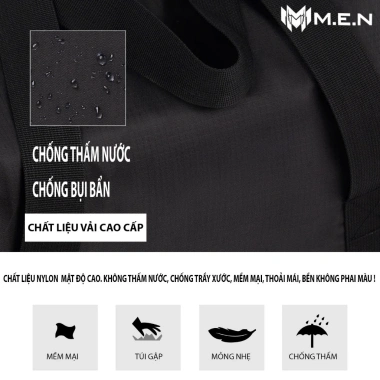 Túi trống du lịch xếp gọn đa năng SD89 MEN B3 chống nước - Giá chỉ 104.500đ