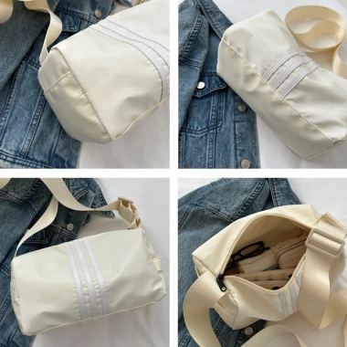 Túi Trống Mini 3 Sọc Thể Thao Nam Nữ – Nhỏ gọn, thời trang, dây đeo chéo, chỉ 99.000đ