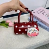 Túi trống mini da bóng chấm bi đeo chéo, tặng Charm treo – chỉ 75.000₫ 5