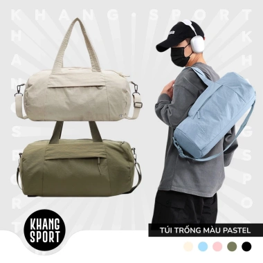 Túi Trống Pastel Thể Thao Đeo Chéo Xách Tay - Thời Trang Đa Năng 219.000 VND