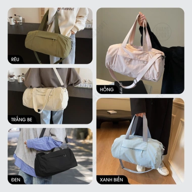 Túi Trống Pastel Thể Thao Đeo Chéo Xách Tay - Thời Trang Đa Năng 219.000 VND