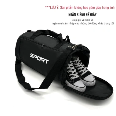 Túi Trống Thể Thao Nam Nữ Ngăn Giày Riêng Túi GYM Du Lịch Giá 149.000 Giảm 37k