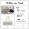 Túi trống thể thao pastel đa năng - đeo chéo, xách tay, phong cách hiện đại, giá 216k 3