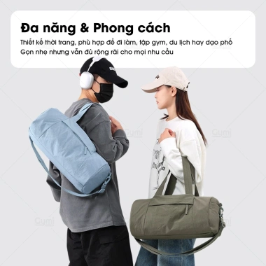 Túi trống thể thao pastel đa năng - đeo chéo, xách tay, phong cách hiện đại, giá 216k