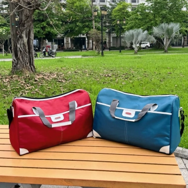 Túi Trống Thời Trang Viền Da Trắng Đủ Màu - Giá ưu đãi 138k, bền, hiện đại