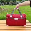 Túi Trống Thời Trang Viền Da Trắng Đủ Màu - Giá ưu đãi 138k, bền, hiện đại 10
