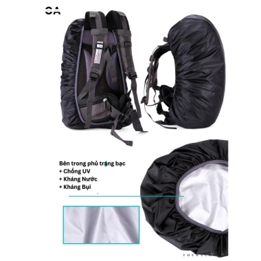 Túi Trùm Balo Chống Mưa, Thấm Nước, Áo Mưa Phản Quang - Giá 35.000₫ 3
