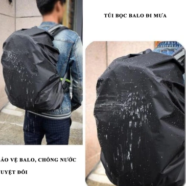Túi trùm balo đi mưa chống nước 45L siêu bền, chống thấm hoàn hảo, giá chỉ 52.000₫ 6