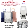 Túi trùm vali PVC trong suốt, chống trầy xước, chống nước, bảo vệ hành lý du lịch
