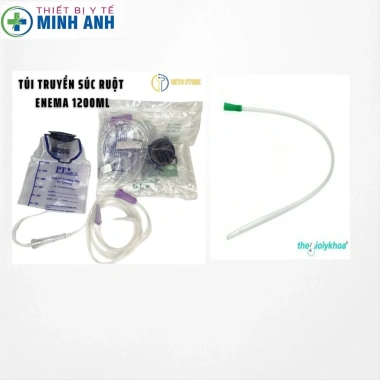 Túi truyền cà phê & thải độc đại tràng 1.200ml - Tặng dây truyền, giá chỉ 12.000₫