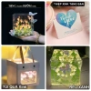 Túi và Thiệp Hộp Đèn Ngủ Hoa Tulip 12cm Hình Vuông - Quà Valentine, Sinh Nhật 14/2 8