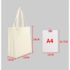 Túi vải bố canvas trơn màu kem không khóa kéo - Giá sỉ 21.850 VND, gốc 27.968 VND 9