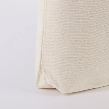 Túi vải canvas bánh bèo màu be và đen - Đựng gạo, đồ cá nhân, đi học, giá 66.500₫ 5