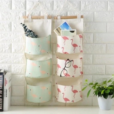 Túi Vải Canvas Đựng Đồ Treo Tường Siêu Bền Chống Bám Bụi Dễ Giặt Ứng Dụng Mọi Không Gian 22.328 VND 7