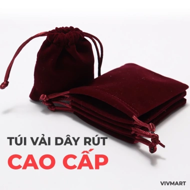 Túi Vải Dây Rút Cao Cấp - Đựng Vòng Tay, Trang Sức, Nhẫn, Chuỗi Hạt, Giá 7.999đ