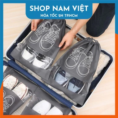Túi Vải Đựng Giày Đa Năng Dây Rút Chống Thấm Nước Du Lịch Giá 20.000₫