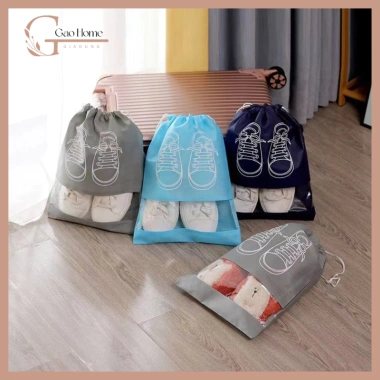 Túi Vải Đựng Giày Dây Rút Size 44x32 Chống Bẩn Họa Tiết Đẹp G106 2.500 VND