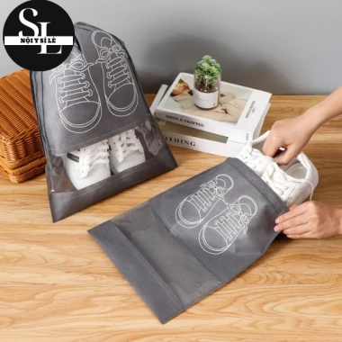 Túi Vải Đựng Giày Dép Dây Kéo Chống Bẩn Du Lịch Size Lớn Họa Tiết Đẹp Mắt Tg3 Giá 12.000đ