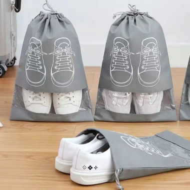 Túi Vải Đựng Giày Dép Dây Kéo Chống Bẩn Size Lớn Du Lịch Tiện Dụng 9.999₫ 7