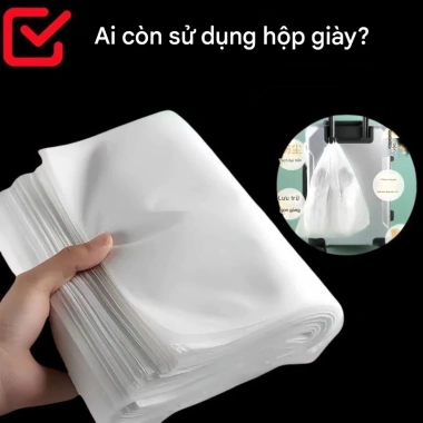 Túi Vải Đựng Giày Dép Dây Rút Chống Bẩn Size Lớn – Thiết Kế Họa Tiết Đẹp Mắt, Phụ Kiện Du Lịch Giá 7.000 VND