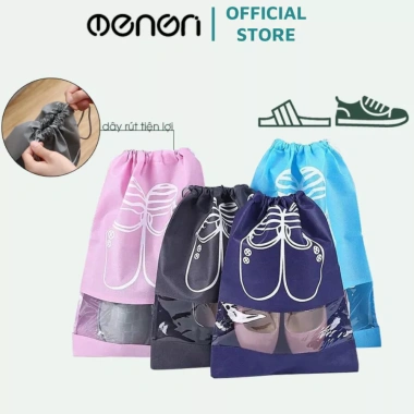 Túi Vải Đựng Giày Dép Du Lịch Oenen Size Lớn Dây Kéo Chống Bẩn, Họa Tiết Đẹp Mắt Giá 9.000₫ 10