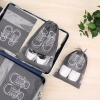 Túi Vải Đựng Giày Dép Kunluv Dây Rút Chống Bẩn, Du Lịch Size Lớn, Thiết Kế Đẹp Mắt 2