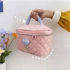Túi vải đựng mỹ phẩm hoa tulip xinh xắn – quai xách tiện lợi, giá 15.000đ 5