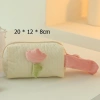 Túi vải đựng mỹ phẩm hoa tulip xinh xắn – quai xách tiện lợi, giá 15.000đ 10