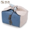 Túi vải lanh cotton bộ trà Kung Fu 1 nồi 2 cốc du lịch di động tùy chỉnh 8