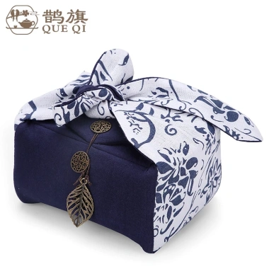 Túi vải lanh cotton bộ trà Kung Fu 1 nồi 2 cốc du lịch di động tùy chỉnh 10 Túi vải lanh cotton bộ trà Kung Fu 1 nồi 2 cốc du lịch di động tùy chỉnh 10