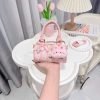 Túi vải mini bé gái thời trang quai xách cầm tay, đeo chéo, kèm móc gấu xinh - TXN464, giá chỉ 75.000₫