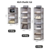 Túi vải nhiều tầng ô vuông đa ngăn treo sào tủ đồ tiện lợi gia đình - 89.000₫ 7
