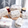 Túi vải nơ hồng đen đựng đồ trang điểm - Tiện dụng, xinh xắn, chỉ 89.000₫ 7