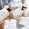 Túi vải nơ hồng đen đựng đồ trang điểm - Tiện dụng, xinh xắn, chỉ 89.000₫ 8
