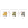 Túi vải treo tường 7 ngăn tiện lợi họa tiết graphic J154 giá chỉ 25.000 2