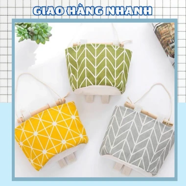 Túi Vải Treo Tường Decor Đa Năng Đựng Đồ Cá Nhân Tiện Lợi Giá 17.340 VND 3