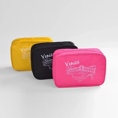 Túi Venice đựng mỹ phẩm chống thấm nước, móc treo tiện lợi - Giá 59.000₫